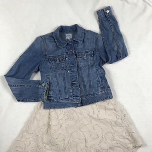 SAMPLE Lucky Brand Jean Jacket Sz. S/M